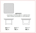 MESA CENTRAL AMAZONIKA 511 (TOP DEKTON)