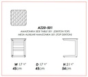 MESA AUXILIAR AMAZONIKA 501 (TOP DEKTON)