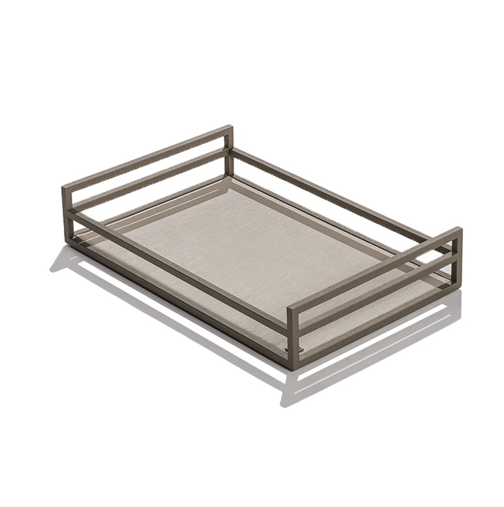 BANDEJA EDUARDO CUERO TAPIR BEIGE