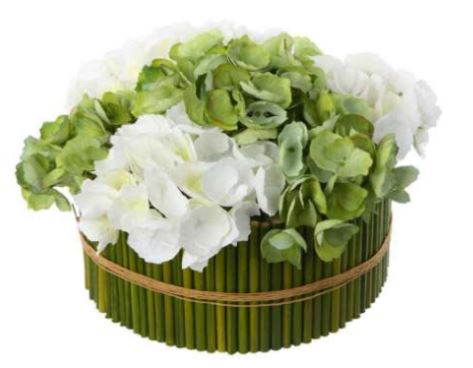 ARREGLO FLORAL HYDRANGEA IN TUBE PLANTER