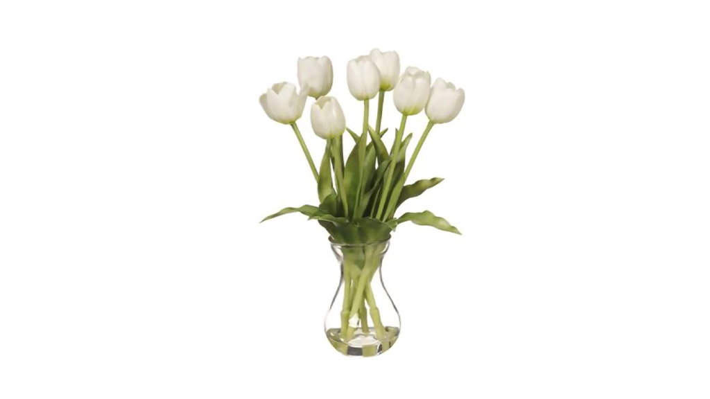 ARREGLO FLORAL TULIP WHITE 212